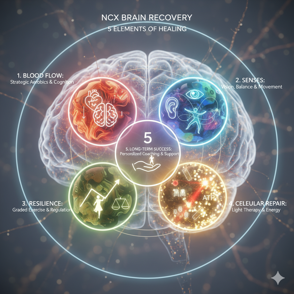 5 elements of brain recovery